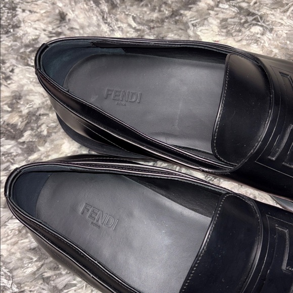 FENDI Frame Leather Loafer Size 12 - Picture 8 of 16